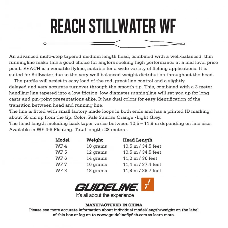 Guideline Reach Stillwater Float 2 Guideline Reach Stillwater Float - Afbeelding 2