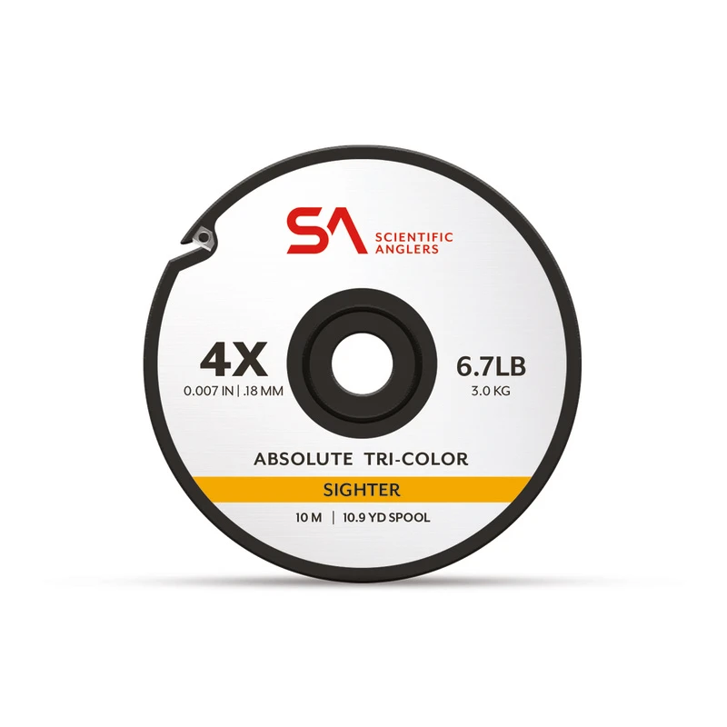 Scientific Anglers SA Absolute Tri-Color Sighter 4X (0,18 Mm) 1 Scientific Anglers SA Absolute Tri-Color Sighter 4X (0,18 Mm)